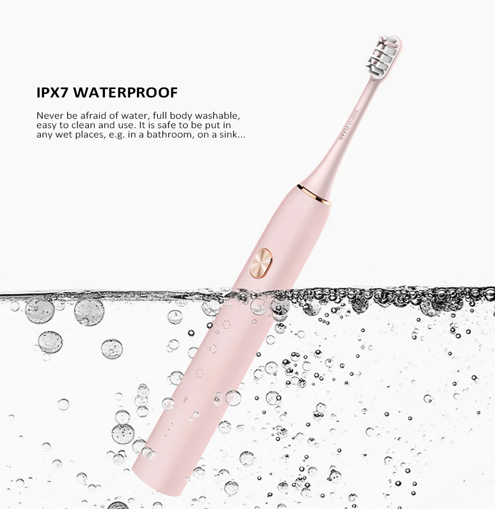 Xiaomi mi Soocare X3 Soocas Водонепроницаемая электрическая зубная щетка подзаряжаемая ультразвуковая зубная щетка обновлен ультра sonic Зубная щётка mi Цзя