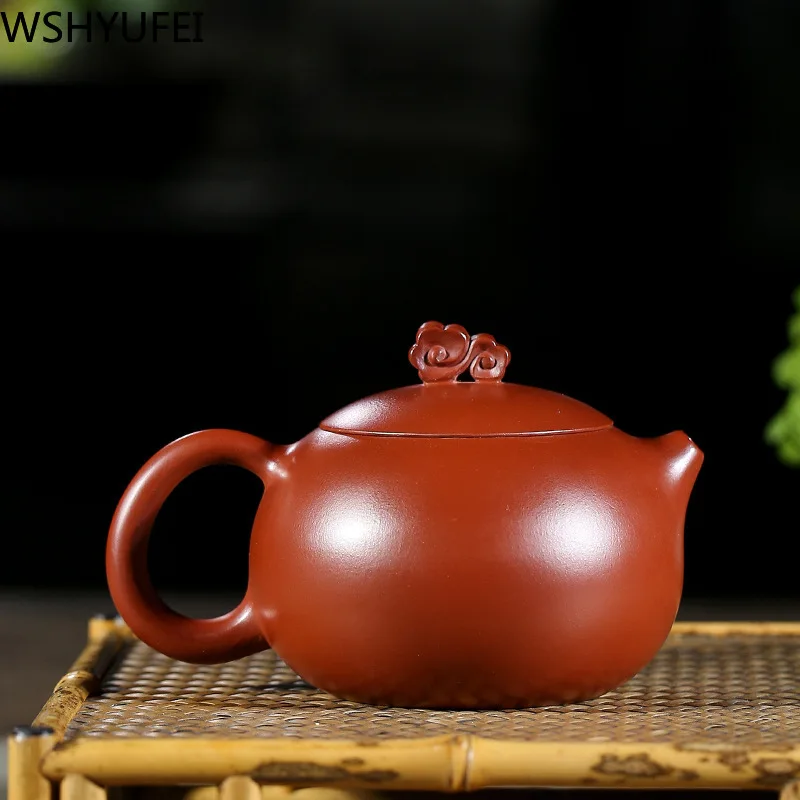 

Zisha pot 240ml Famous Wu Wencai personally made Dahongpao Xi Shi teapot Smooth water and water off Household tea set WSHYUFEI
