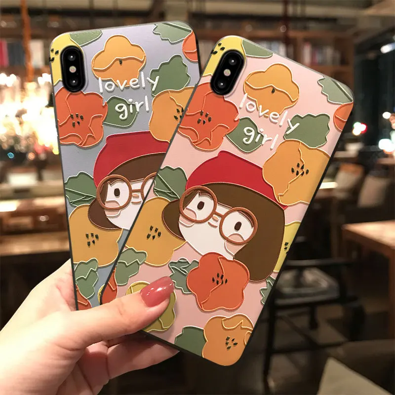 Чехлы для телефонов iPhone 6 6S 7 8 Plus силиконовый чехол милый мультяшный мягкий