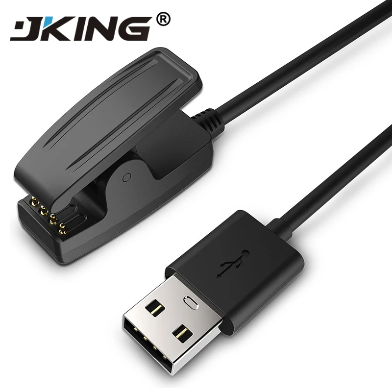 JKING 1 м зарядный кабель для Garmin Forerunner 735XT 235 230 630 подход S20 зажим синхронизации