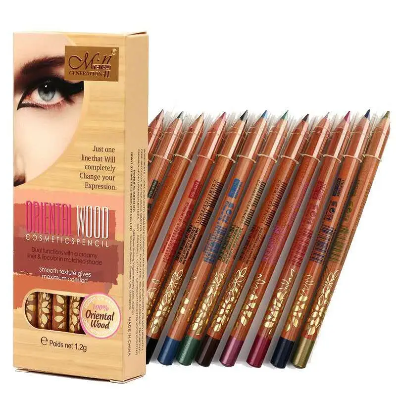 Menow 12 Цветов макияжа с глаз Подводка для карандаш длительный Водонепроницаемый