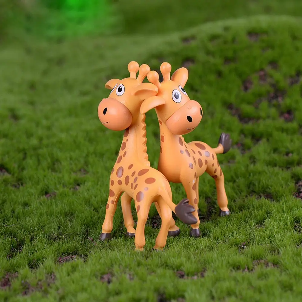 2 шт./компл. искусственный мини сика олень сказочный сад миниатюрные гномы