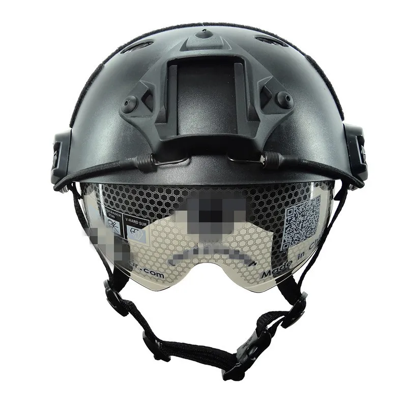 Страйкбольный шлем военный тактический с линзами CS спортивные аксессуары для
