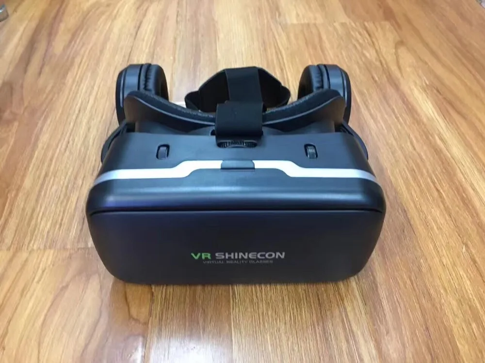 VR Shinecon 6,0 Смарт виртуальной реальности VR очки с Hi-Fi стерео объемные наушники гарнитура 3D кино игры для 4,7-" смартфон