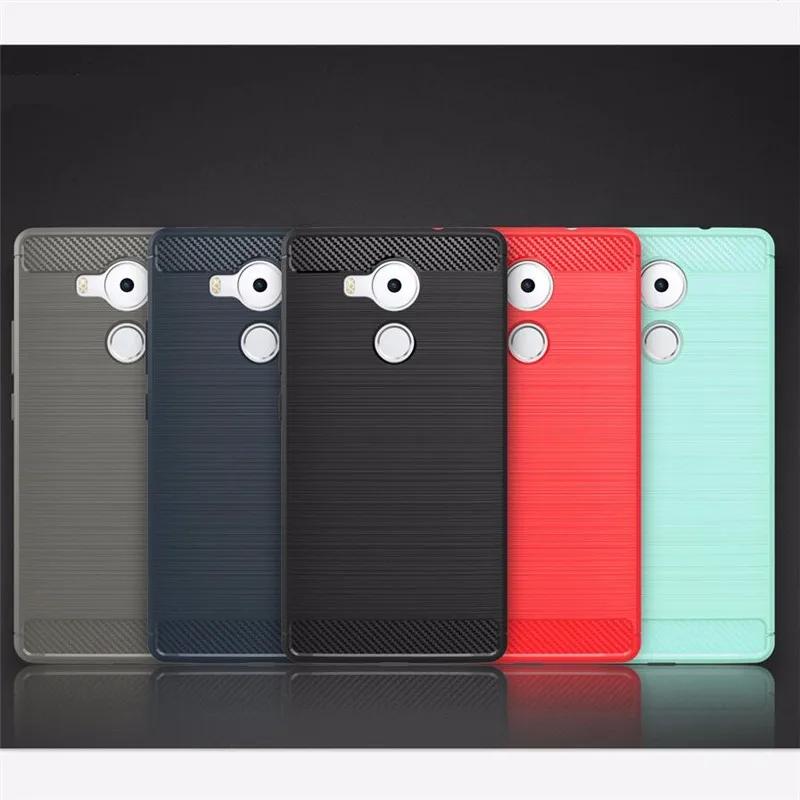 luxury Environmental Carbon Fiber TPU Case For huawei mate 8 Soft Anti drop Cover Back mate8 |
