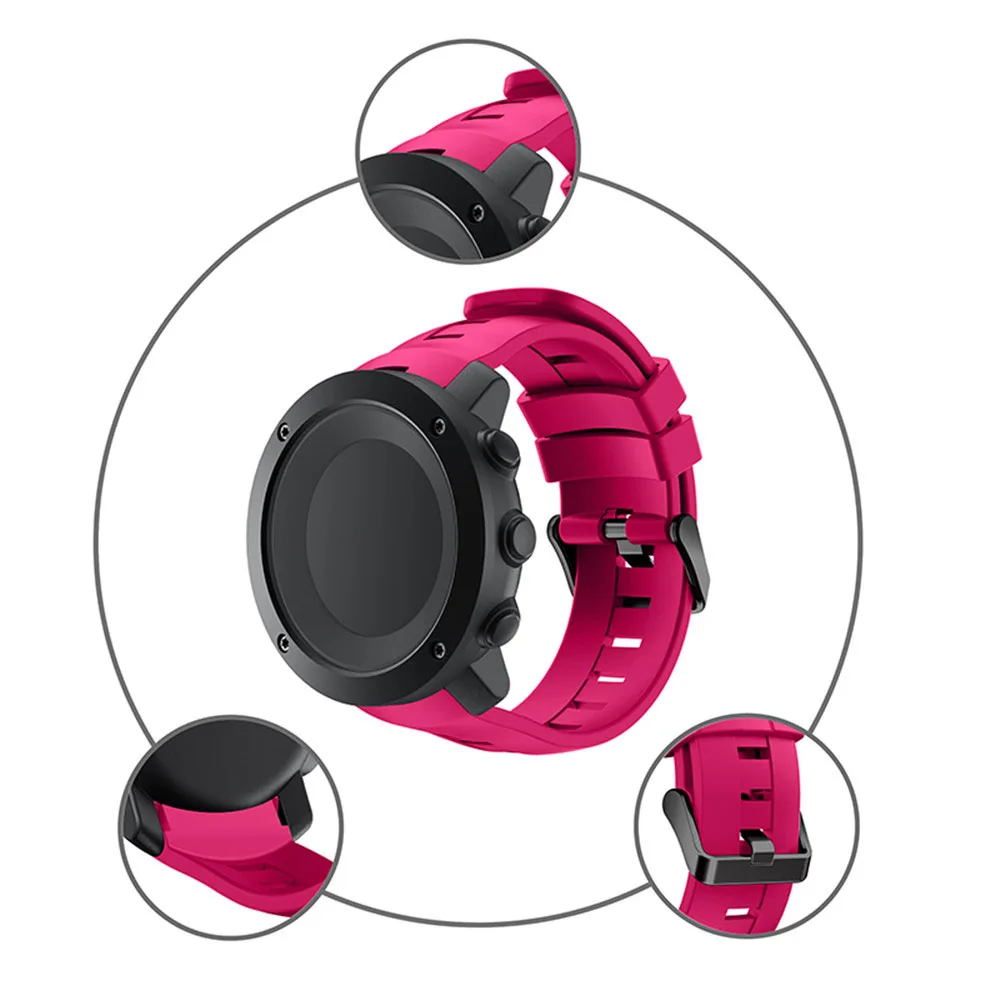 Для SUUNTO AMBIT3 вертикальный Frontier/классический силиконовый спортивный ремешок на запястье сменный ремешок для SUUNTO AMBIT3 вертикальные Смарт-часы
