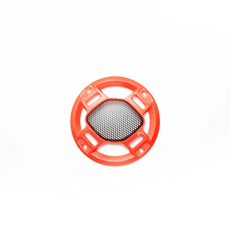Красная 4-дюймовая перфорированная металлическая сетка для экрана динамик гриль