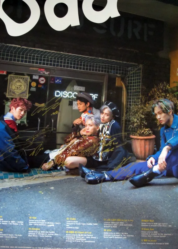 SHINEE с автографом ручной подписью альбом 4 необычный CD + фотоальбом автографы|k-pop