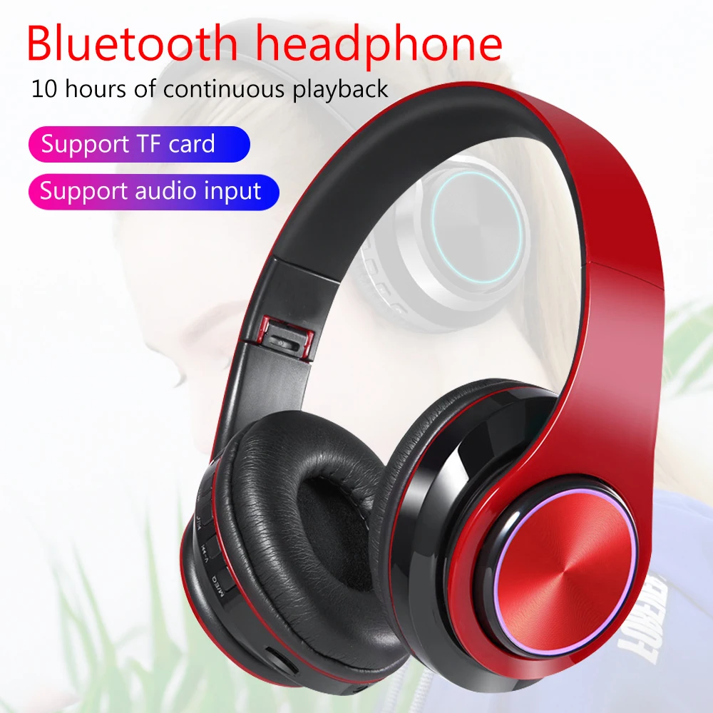 Беспроводная Bluetooth Спортивная гарнитура складные карты TF наушники и микрофон гарнитура стерео гарнитура для бега Bluetooth наушники