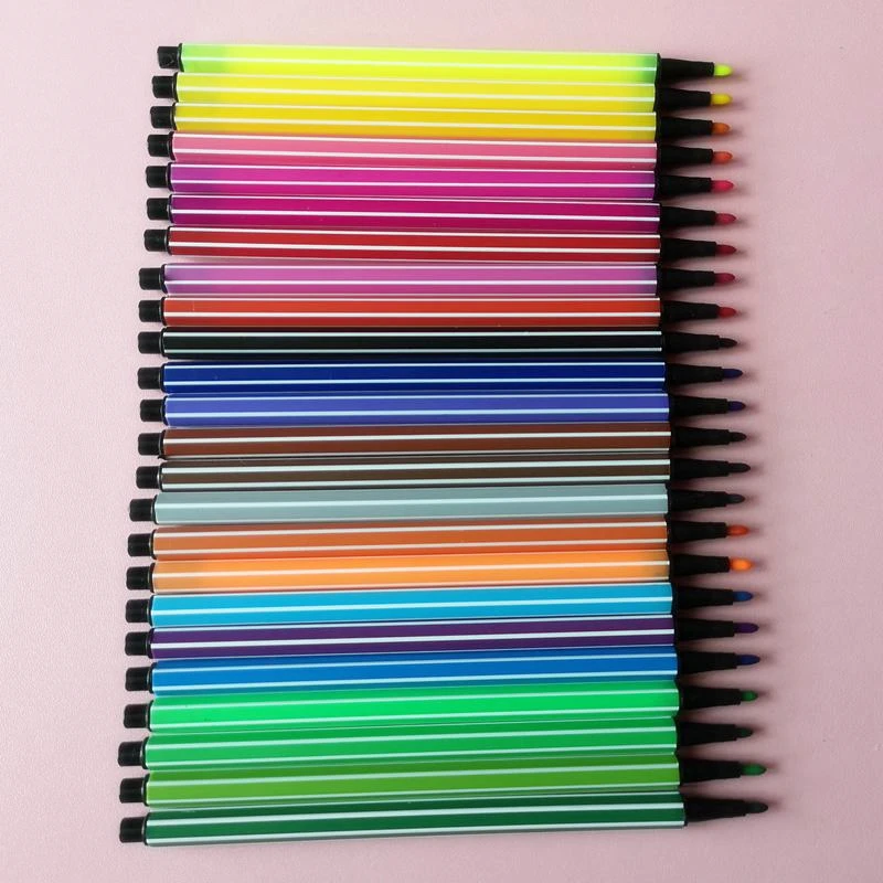 

DINGYI 6/12/18/24/36 Non-toxic Color Washable Watercolor Marker Pens Graffiti Markers Pen For Painting Kids Gift Art Supplies