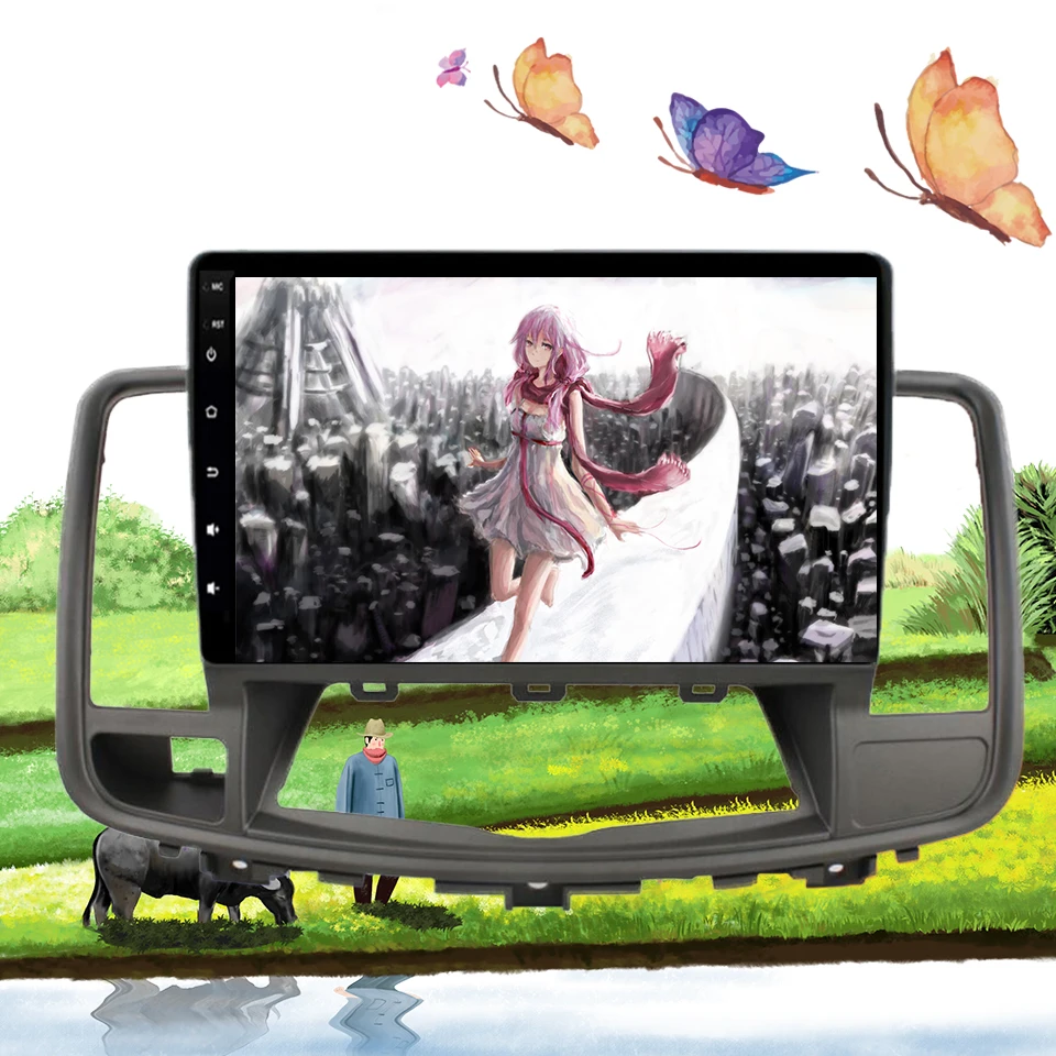 Мультимедийный плеер с восьмиядерным процессором 4 Гб ОЗУ Android 10 0 DVD GPS навигацией