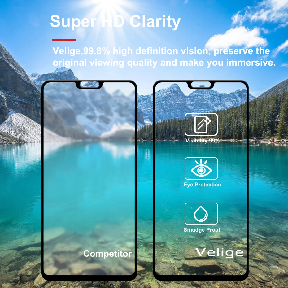 2 шт./упаковка Защитное стекло для OnePlus 6 One Plus OnePlus6 1 + | Мобильные телефоны и