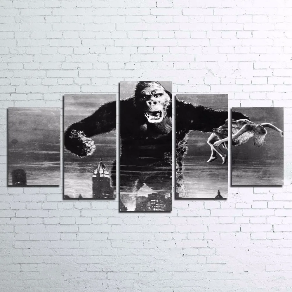 Модульный плакат на холсте рамка домашний декор гостиная 5 шт. винтажная картина