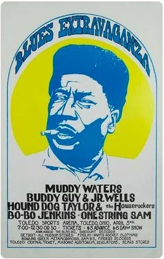 Muddy Waters Buddy Guy Junior Wells Hound Dog Панк музыка винтажный Ретро плакат холст настенная