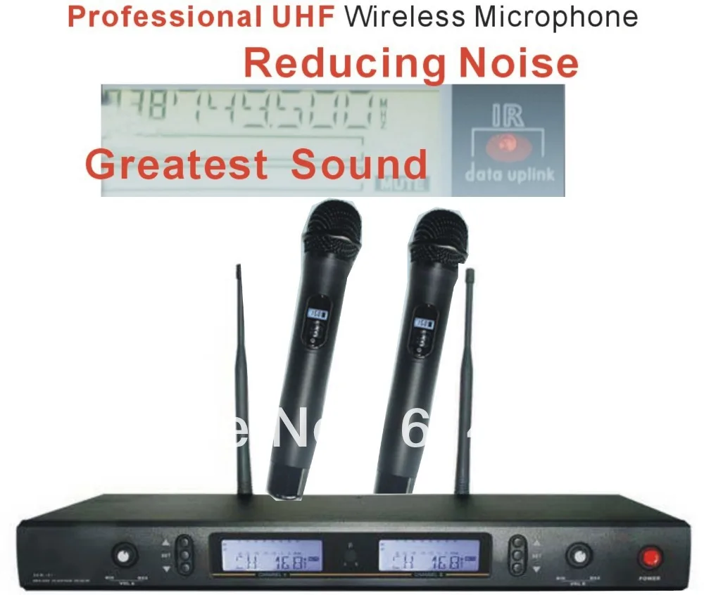 Двойной жесткий диск и 2 беспроводных микрофона UHF сенсорный экран 19 дюймов |