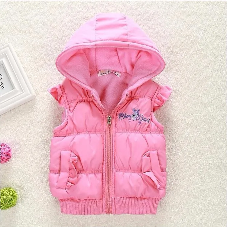 Pink 2 НОВЫЕ куртки для девочек; модная одежда с рисунком Минни Маус; пальто для маленьких девочек; зимняя теплая Повседневная Верхняя одежда с Микки Маусом; детская куртка для От 1 до 5 лет - Цвет: Pink 2