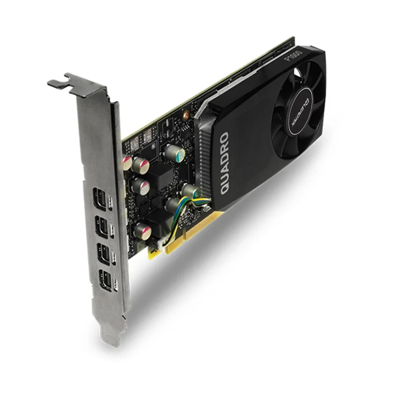 Leadtek NVIDIA Quadro P1000 4 ГБ GDDR5/128 бит/82 Гбит/с CUDA Core 640 моделирование рендеринг графика профессиональная графика
