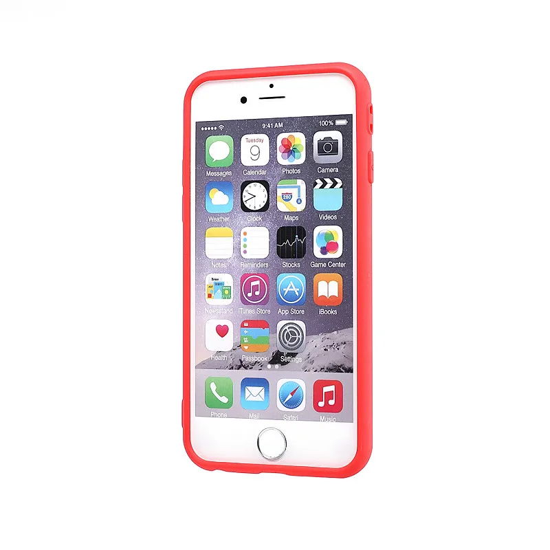 Fashion Simple Candy Color Matte Soft TPU Slim Coque Back Cover for IPhone 8 X Silicone Phone Case Shell Capa iphone plus |