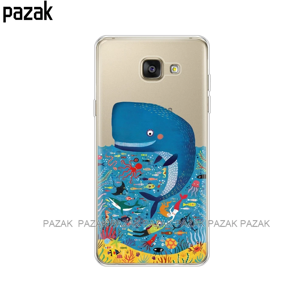 Силиконовый чехол для Samsung Galaxy A7 2016 A710F A710 SM-A710F мягкая задняя крышка из ТПУ 6 чехлы