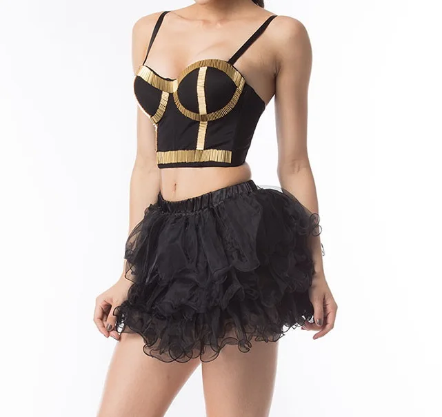 Sliever Gold Sexy Tube Bead Soutien Gorge Push Up B Size Brasieres Women Bustier Top Crop Bralette Clubwear Underwear Bras | Тематическая