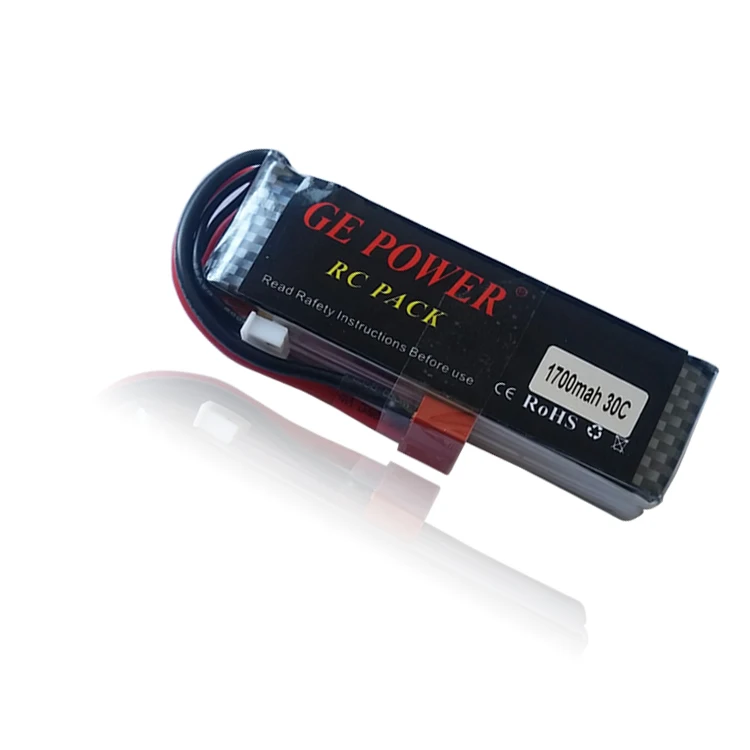 GE Power Li-Polymer Lipo Battery 7 4 V 1700mah 30C max 40C для 1/16 RC Car Boat Quadcopter FPV | Игрушки и хобби