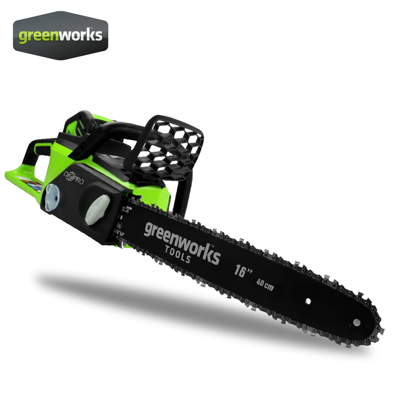 Greenworks 40v Беспроводная цепная пила бесщеточный мотор 20312 бензопила, не включая аккумулятор и зарядное устройство