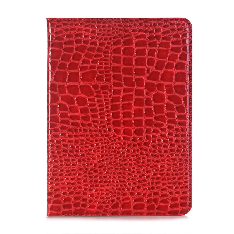 red Чехол для samsung Galaxy Tab S 10,5 T800 T805, умный чехол, чехол для планшета, Роскошный чехол из крокодиловой кожи, тонкий чехол-подставка для сна - Цвет: red