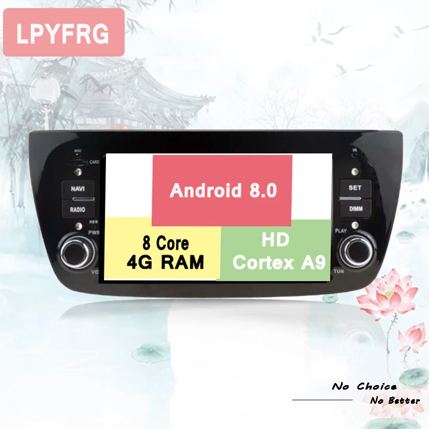 Автомобильный Dvd плеер Deckless для FIAT DOBLO 2010 2014 android 10 0 gps Аудио мультимедийный