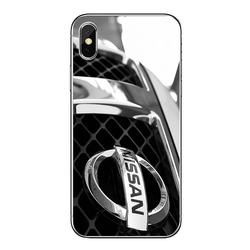 Japanese car brand Vector NISSAN Logo For iPod Touch iPhone 4 4S 5 5S 5C SE 6 6S 7 8 X XR XS Plus MAX Transparent TPU Shell Case |