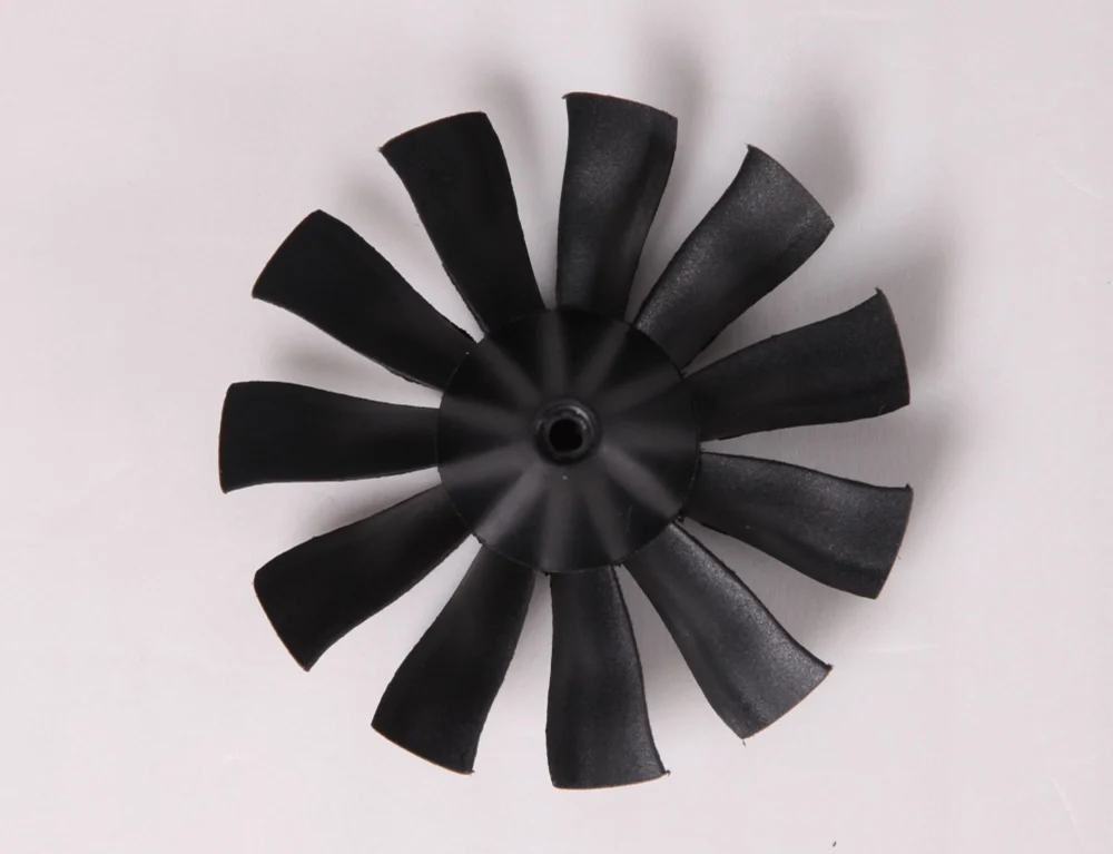 Fan only FMS 64 мм воздуховод вентилятор EDF блок 11 Лопасти С 2627 KV4500(4S)/KV5400(3 S) двигатель для RC Самолет Модель самолет реактивный части - Цвет: Fan only