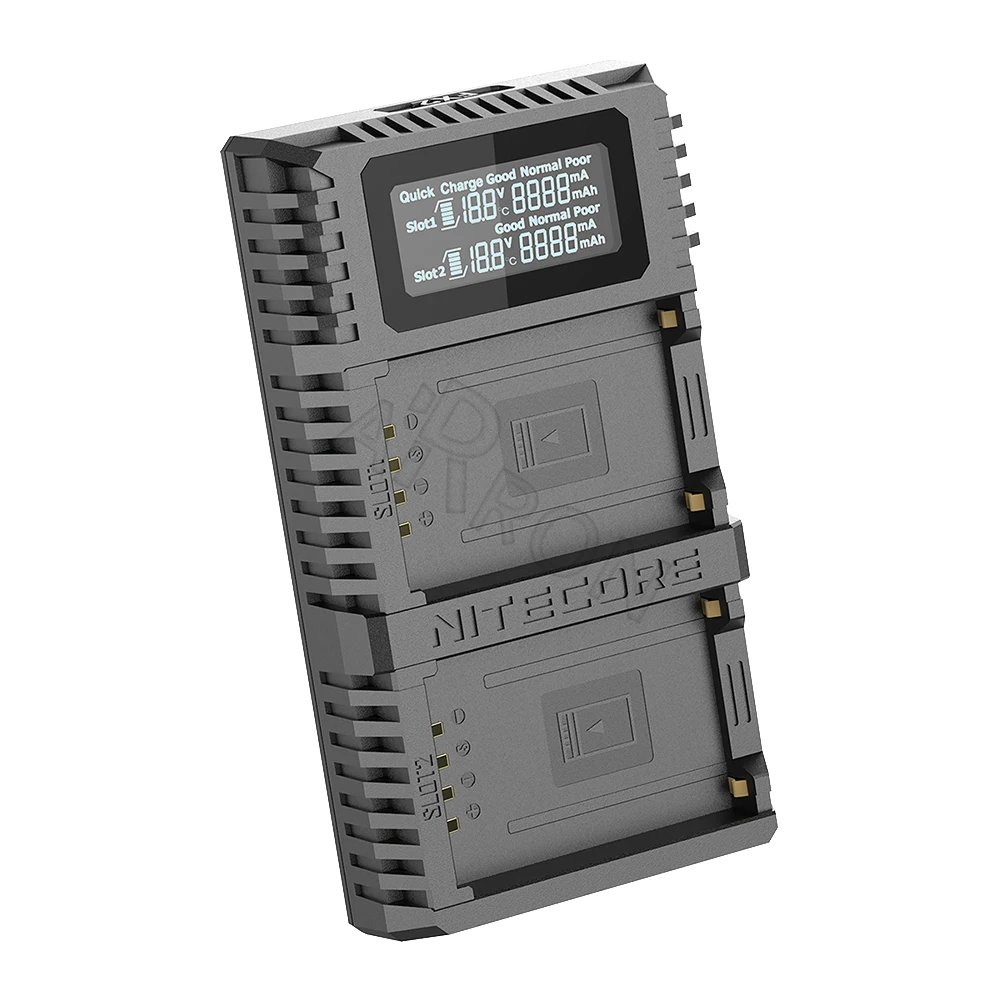 Новый NITECORE FX2 PRO USB двойной слот для путешествий камера QC зарядное устройство Fujifilm