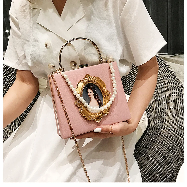 2019 новая картина маслом тиснением портативный жемчуг коробка посылка стереотип