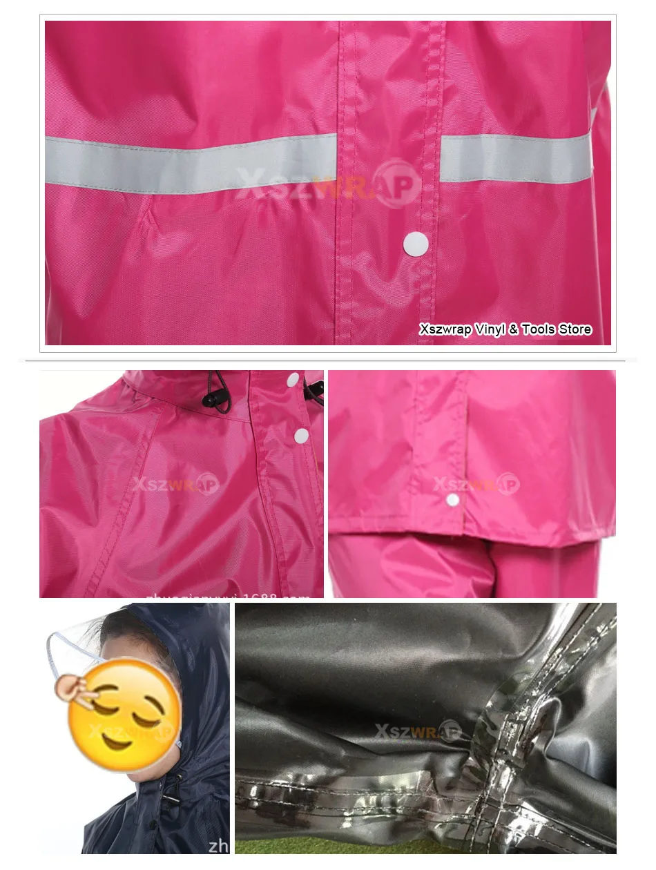Impermeable Raincoat Women/Men Suit Outdoor Women Hood Motorcycle Reflector Camping Fishing Rain Gear Poncho | Автомобили и