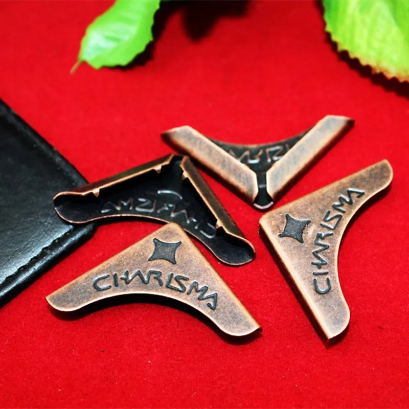 Бронзовые уголки для альбомов скрапбукинга защитные углы книг Резные узоры 32*32*4