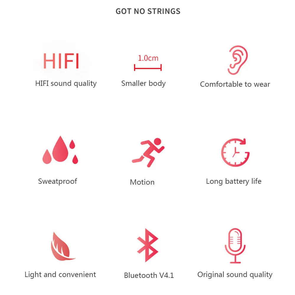 Новейшие беспроводные Bluetooth наушники мини свободные руки водонепроницаемые с