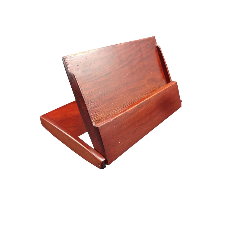 Новое поступление оптовая продажа натуральная твердая древесина футляр для карт