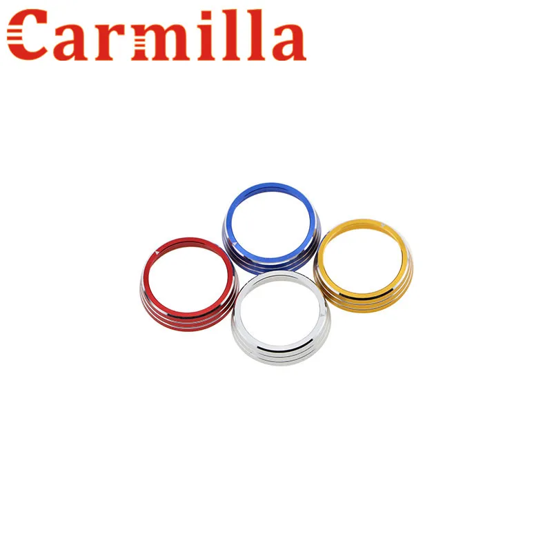 Carmilla алюминиевый сплав лампа украшение для переключателя фар наклейка для Chevrolet Malibu Cruze Trax Opel Mokka ASTRA J Insignia