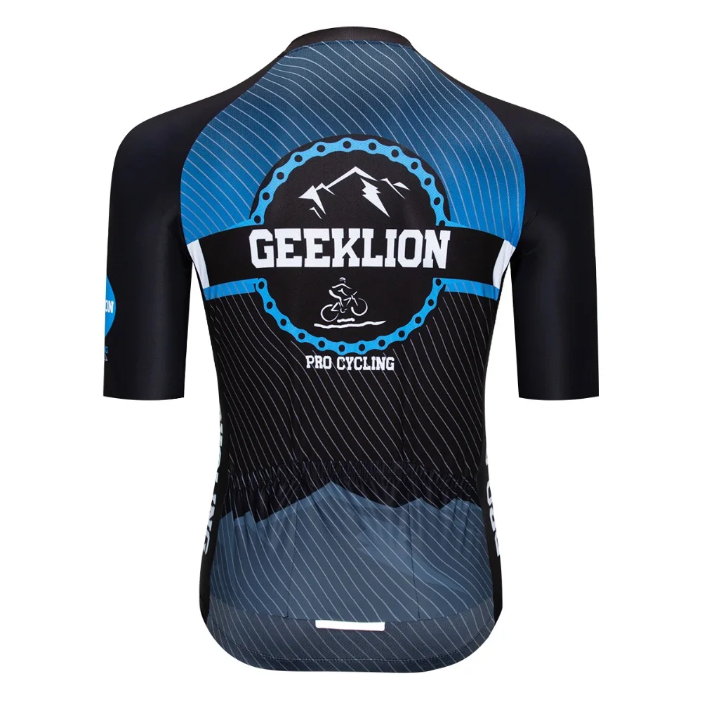 Geeklion летняя гоночная велосипедная рубашка Джерси MTB с короткими рукавами