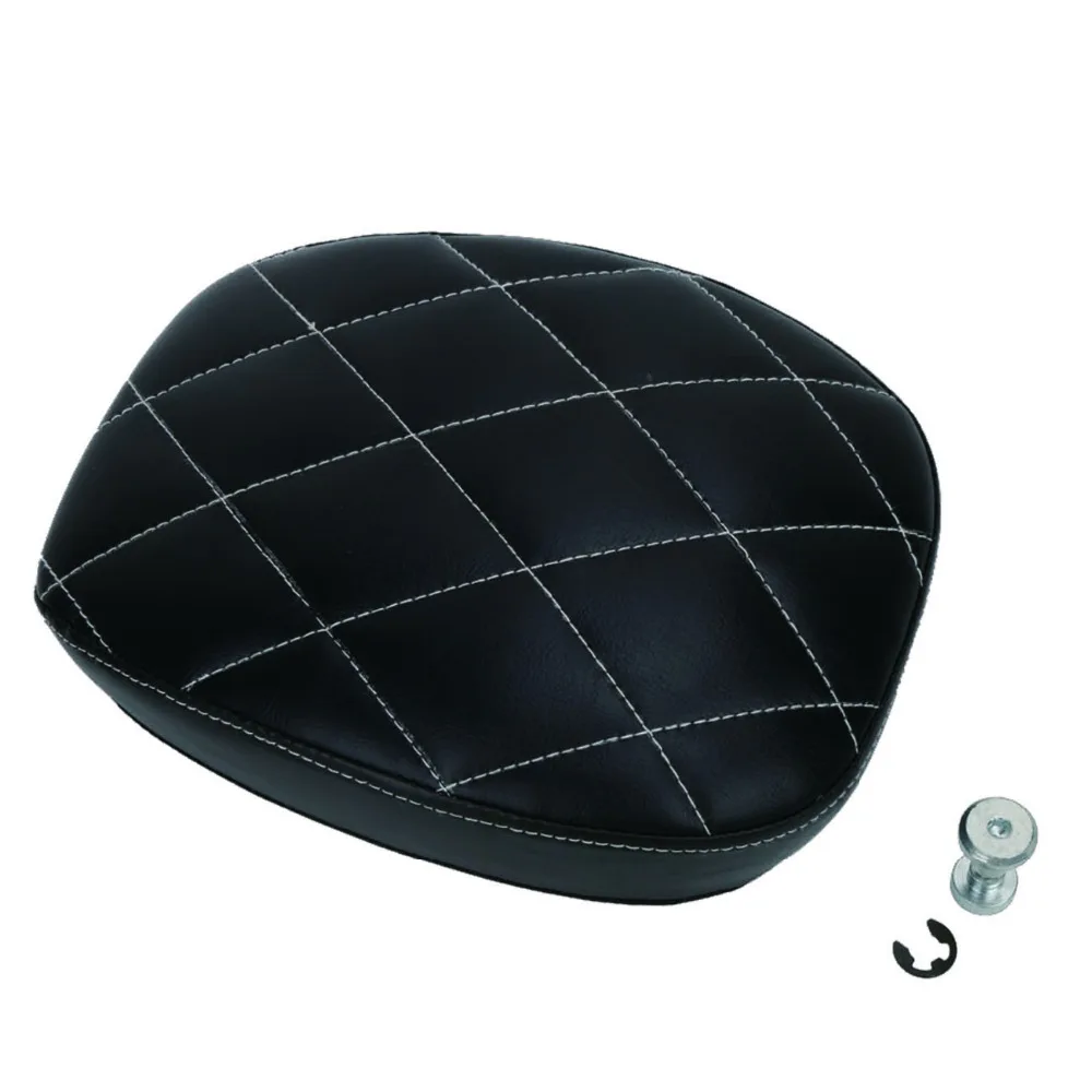 Белый шить мотоцикл пассажирский заднего сиденья кожа Pillon для Harley семьдесят