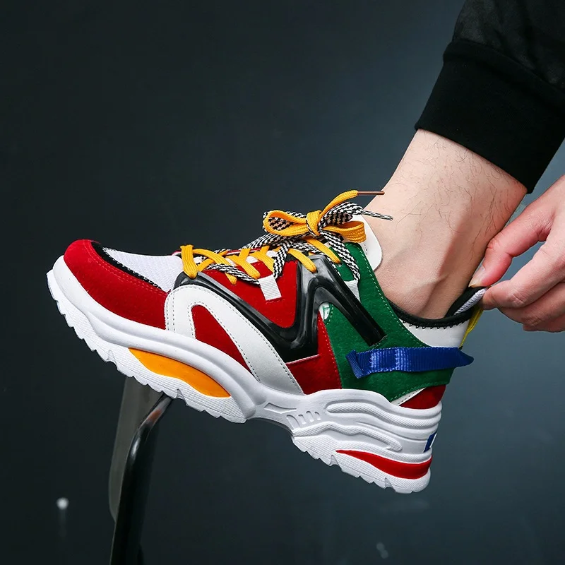 Мужская Спортивная обувь Kezrea повседневная разноцветная с амортизацией для бега