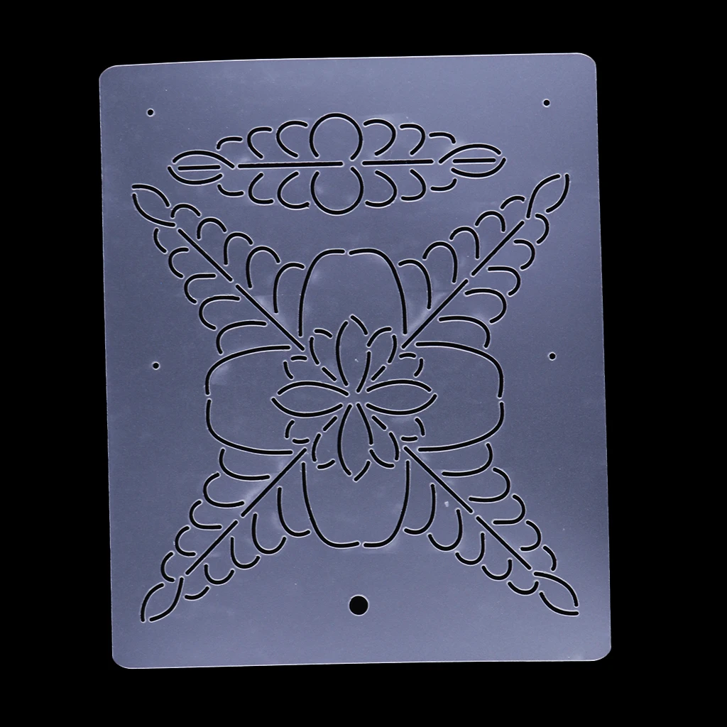 2 Fistyle полупрозрачный трафарет пластиковое одеяло ing шаблон Одеяло инструмент прозрачный для картина в стиле пэчворк Швейные ремесла Инструменты - Цвет: 2