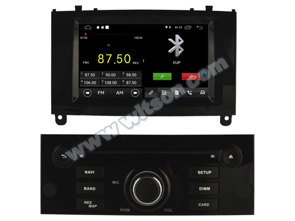 WITSON Android 9,1 автомобильный стерео gps для PEUGEOT 407 автомобильный dvd-плеер 1080P HD зеркальная связь/TPMS/DVR/OBD/4G поддержка модема