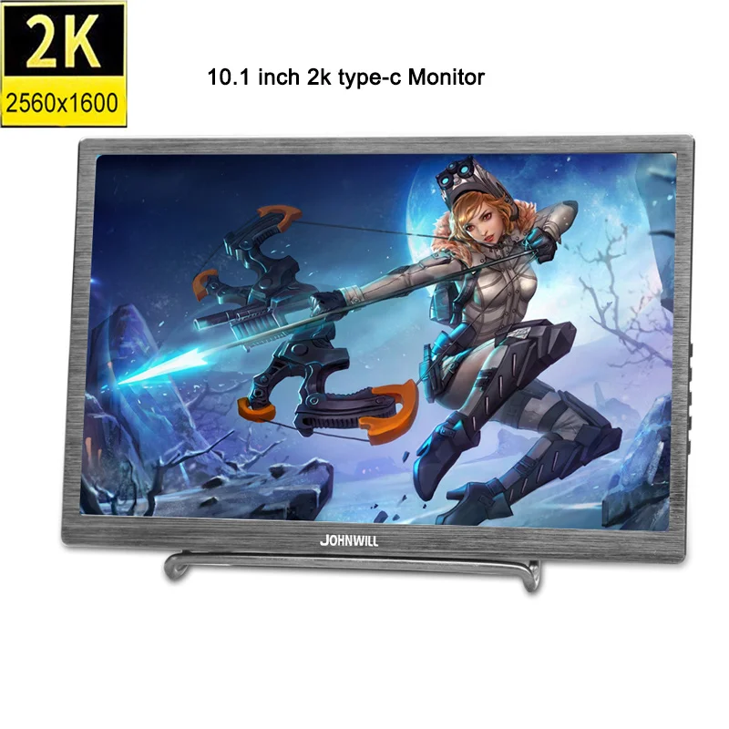 10.1 2K type-C 10,1 дюймов 2K HD портативный экран 2560x1600 ips монитор ПК планшет светодиодный ЖК-Дисплей HDMI два типа C USB 13," 15,6" игровой монитор - Цвет: 10.1 2K type-C