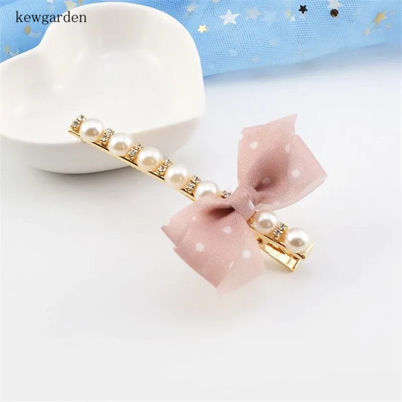 Kewgarden 5/" 15 мм точки шифон ленты DIY серьги аксессуары для волос атласная лента вручную изготовленная лента тканевая лента для упаковки 8 метров
