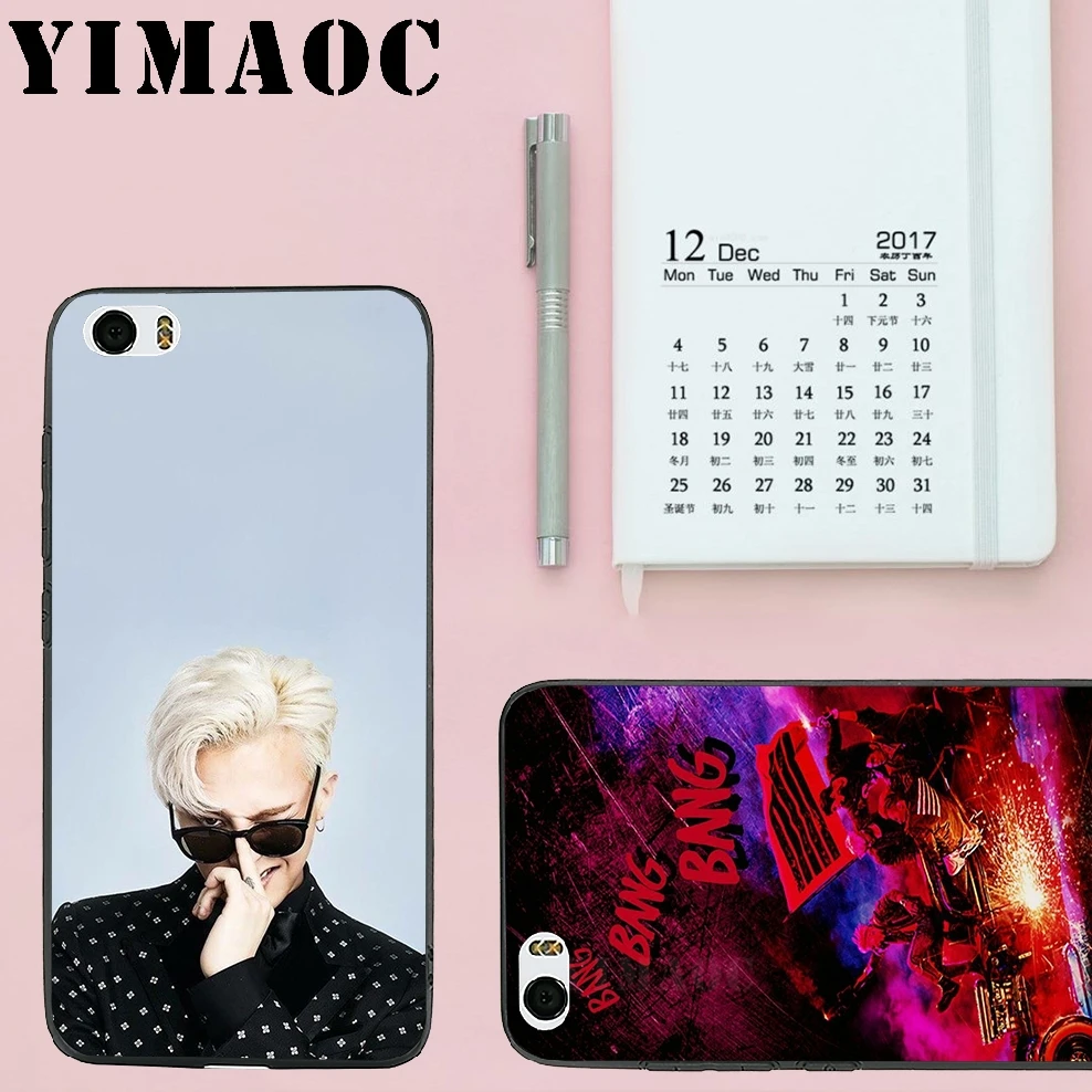 Мягкий силиконовый чехол YIMAOC G dragon K pop для Xiao mi Red 6 Note 4X 4A 5A 5 Plus A1 A2 Pro Lite 8 |