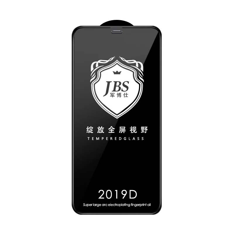 Новое 2019D Защитное стекло для iPhone 6 6s 7 8 plus XR X XS полное покрытие Xs Max защита экрана