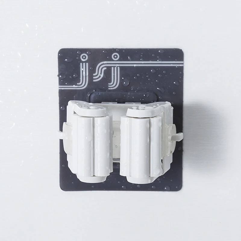 1 шт. самоклеящаяся вешалка для щетки и метлы крючок кухонные ванные швабры