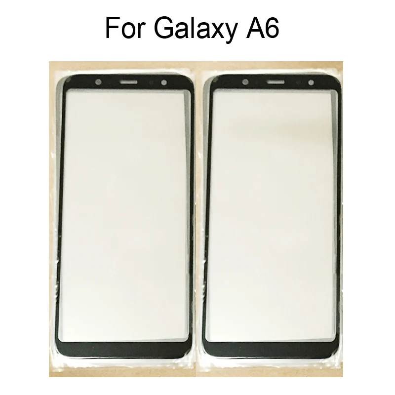 Для Samsung Galaxy A6 2018 переднее внешнее стекло объектив сенсорная панель экран GalaxyA 6 ЖК
