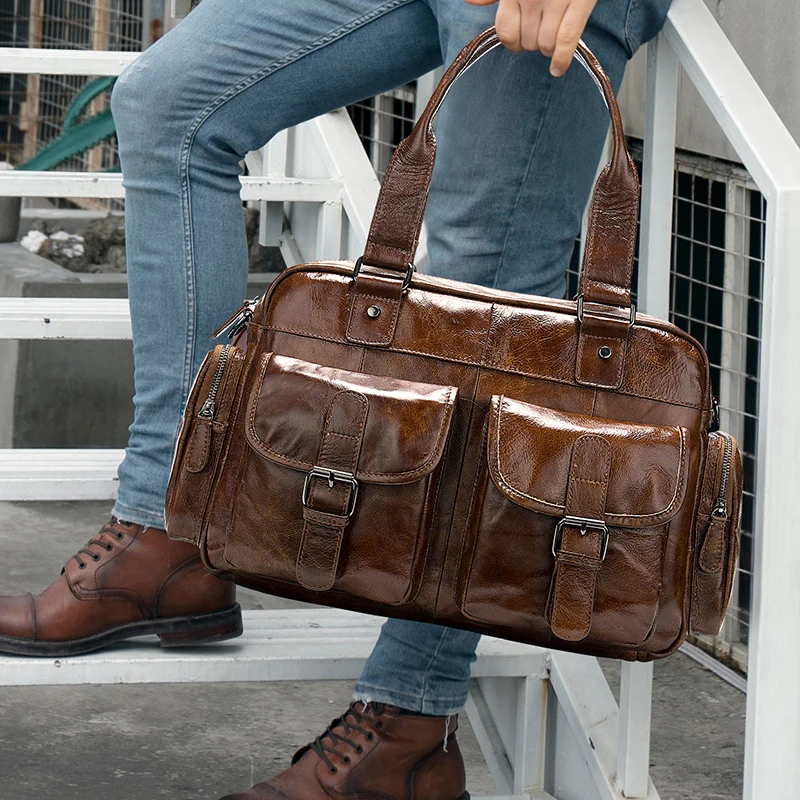 briefcases man business genuine leather men bag men briefcases mens messenger bag leather briefcase business office bags for men