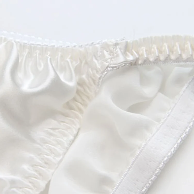 Женские гладкие шелковые трусики нижнее белье стринги бикини цветочные кружева